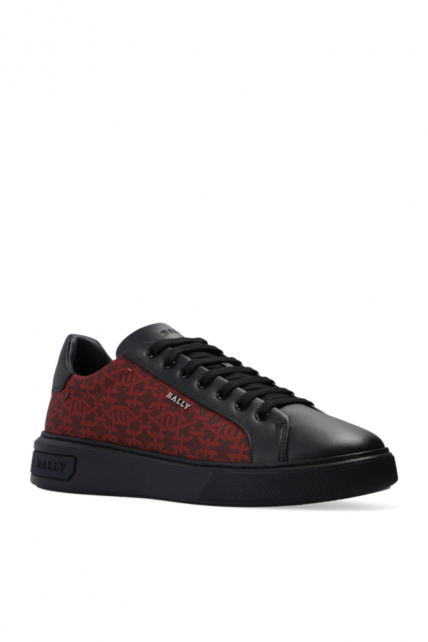 Red bally sale sneakers